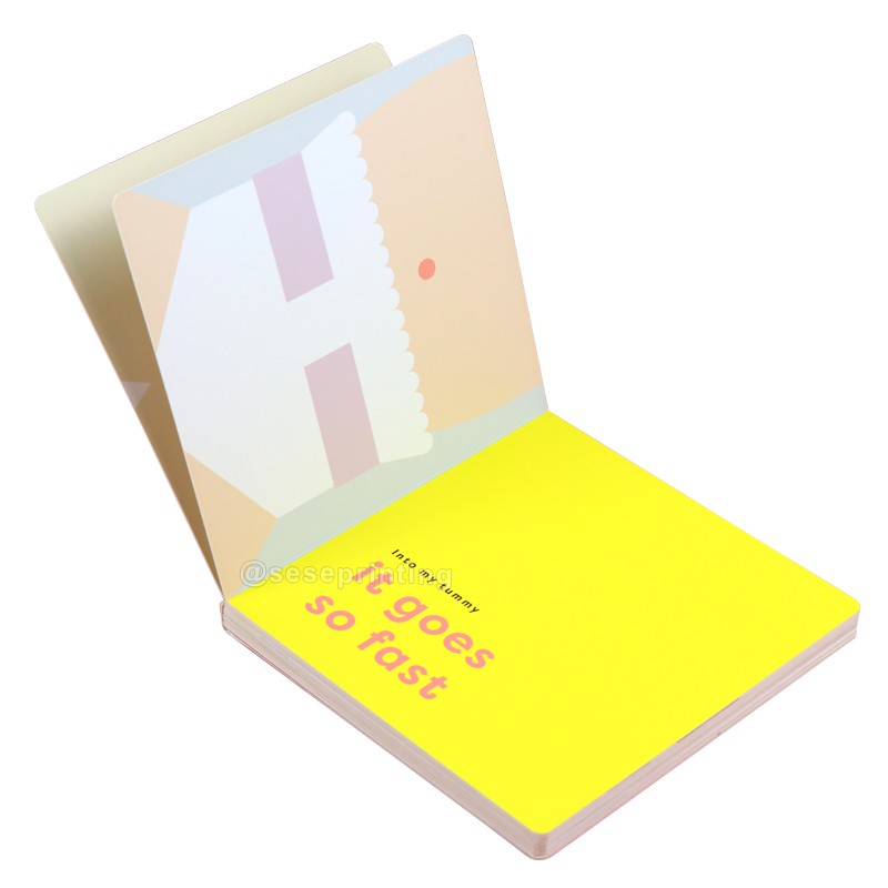 Customized Printing Cardboard Book Hardcover Coloring Board Book Printing for Kids 7