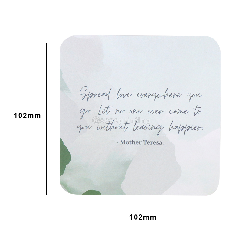 Custom Size Design Mental Health Card Positive Self Phrases Relaxation Affirmation Cards with Box 7