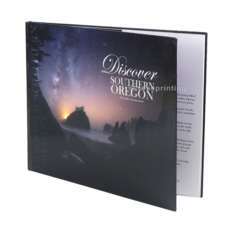Custom Full Color Cheap Hardcover Illustration Picture Books Printing Landscape Book 6