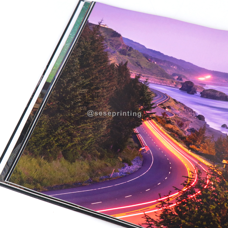 Custom Full Color Cheap Hardcover Illustration Picture Books Printing Landscape Book 7