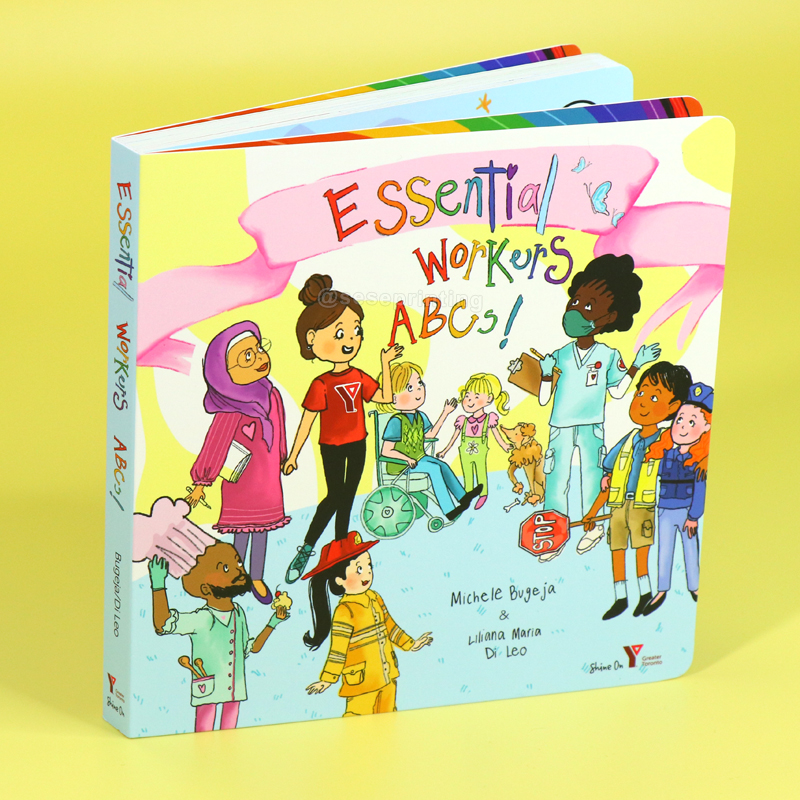 Customized Design Children's Cardboard Book Activity ABC Board Books for Kids 6