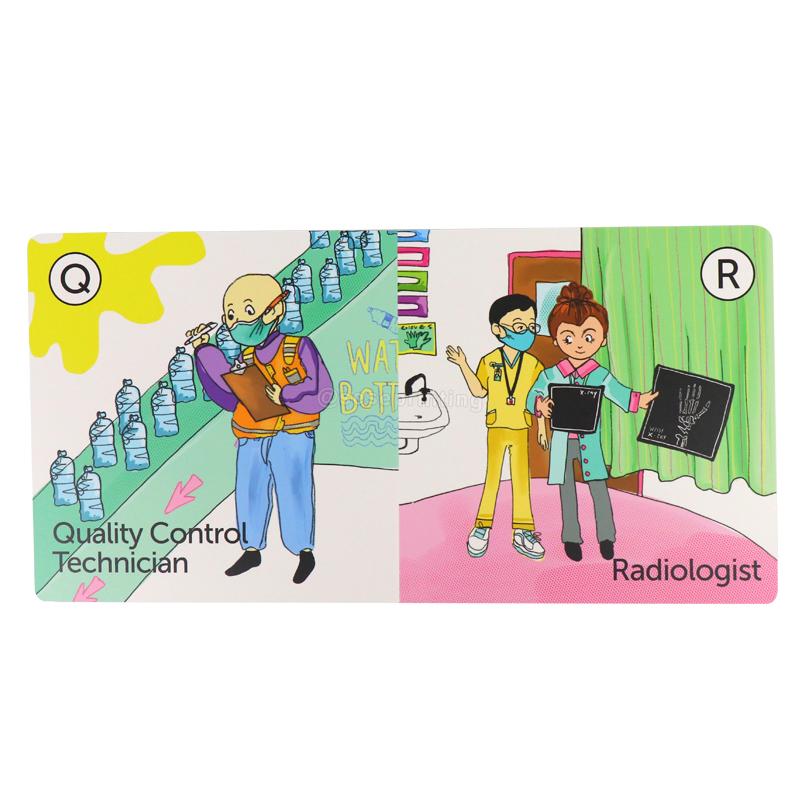 Customized Design Children's Cardboard Book Activity ABC Board Books for Kids 7