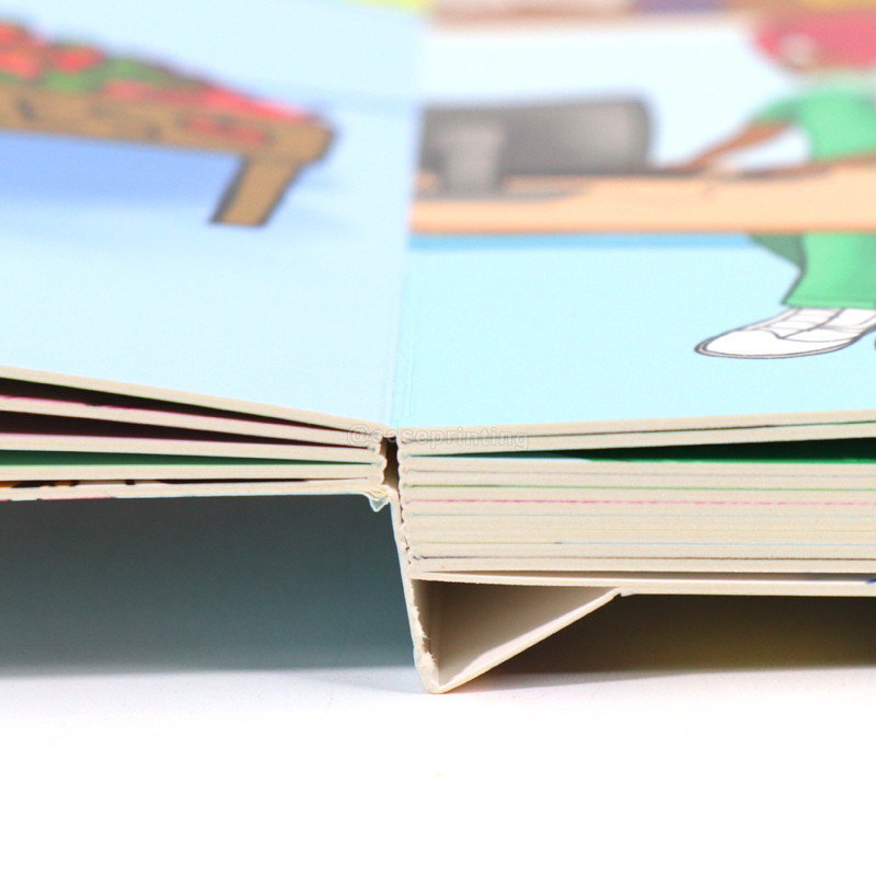 Customized Design Children's Cardboard Book Activity ABC Board Books for Kids 8