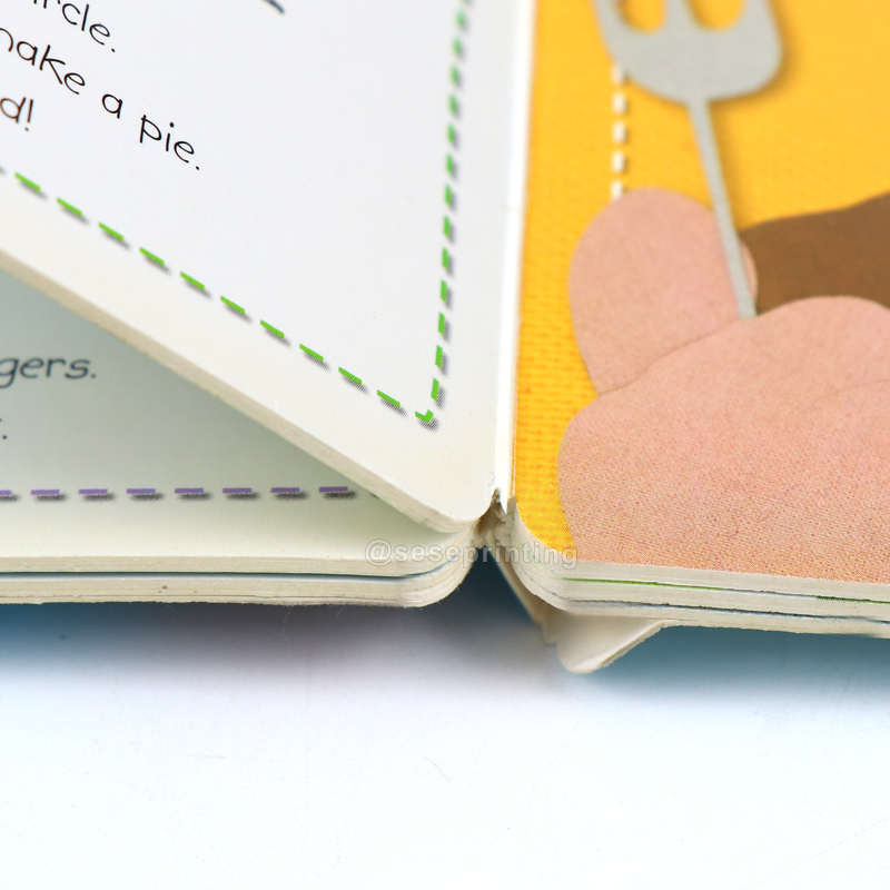 Custom Kid Song Board Book Full Color Hardcover Children Cardboard Book Printed - SeSe Printing 8