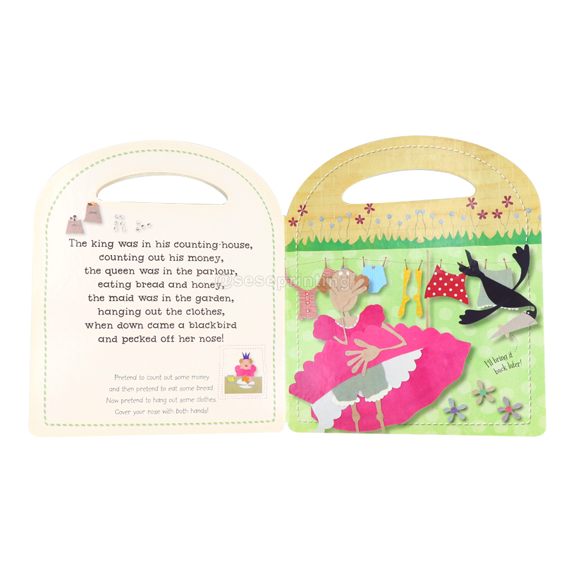 Custom Kid Song Board Book Full Color Hardcover Children Cardboard Book Printed - SeSe Printing 7