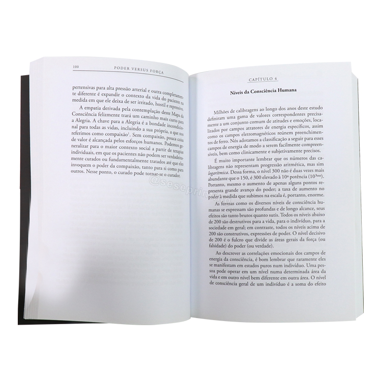 Personal Self Publishing Book Printing Black and White Printing Novel Softcover Paperback Book Printing 8