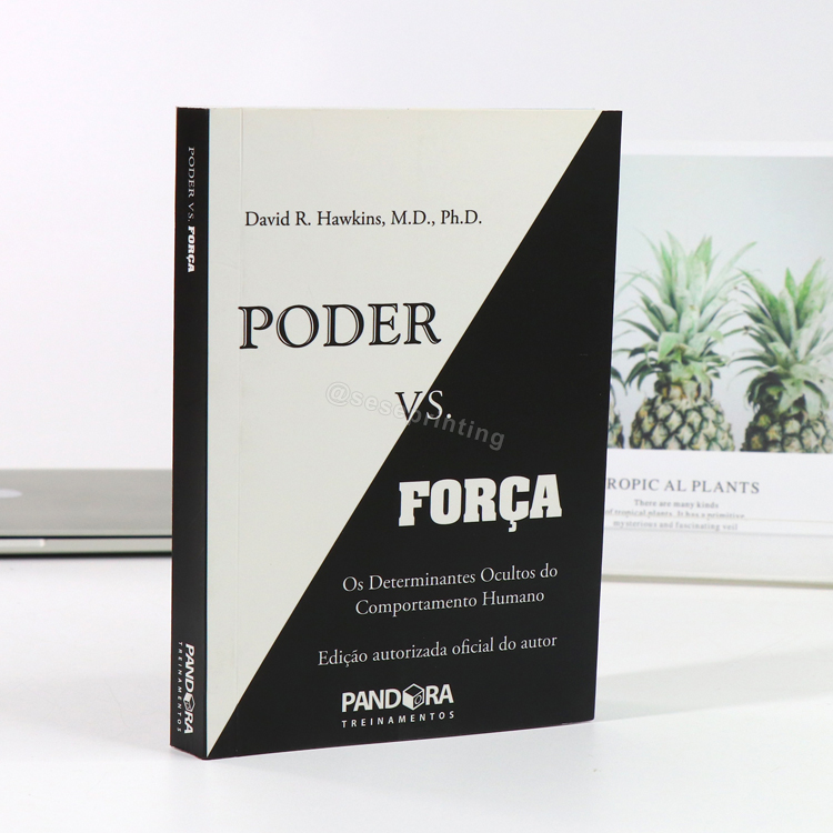 Personal Self Publishing Book Printing Black and White Printing Novel Softcover Paperback Book Printing 6