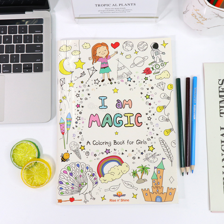 Custom Children Painting Book Printing Mandala Coloring Filling Book for Kids | SeSe Printing 6