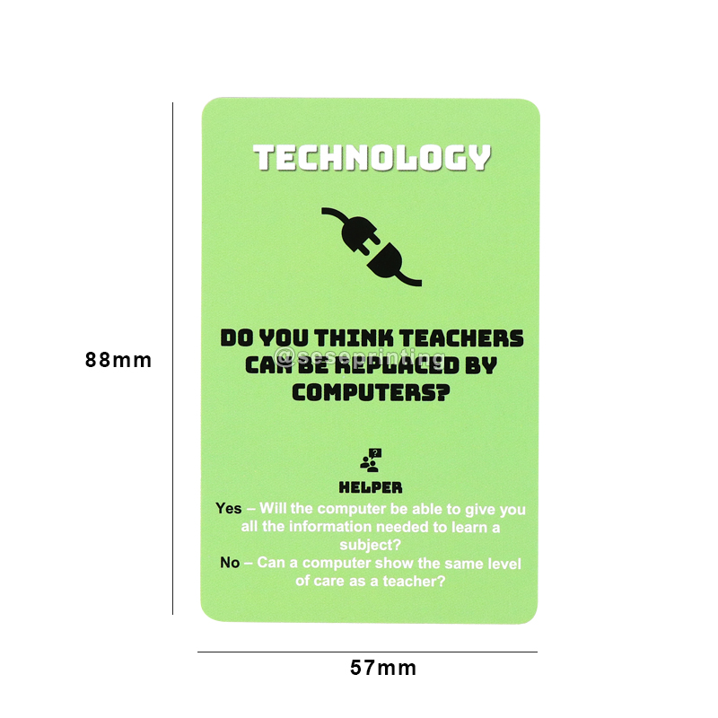 Custom Question Conversation Game Cards Couple Romantic Playing Card Case 7