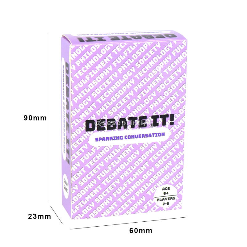 Custom Question Conversation Game Cards Couple Romantic Playing Card Case 6