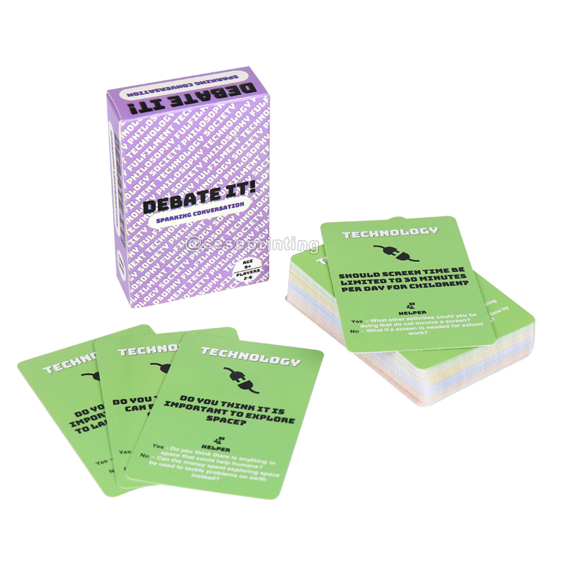 Custom Question Conversation Game Cards Couple Romantic Playing Card Case 8