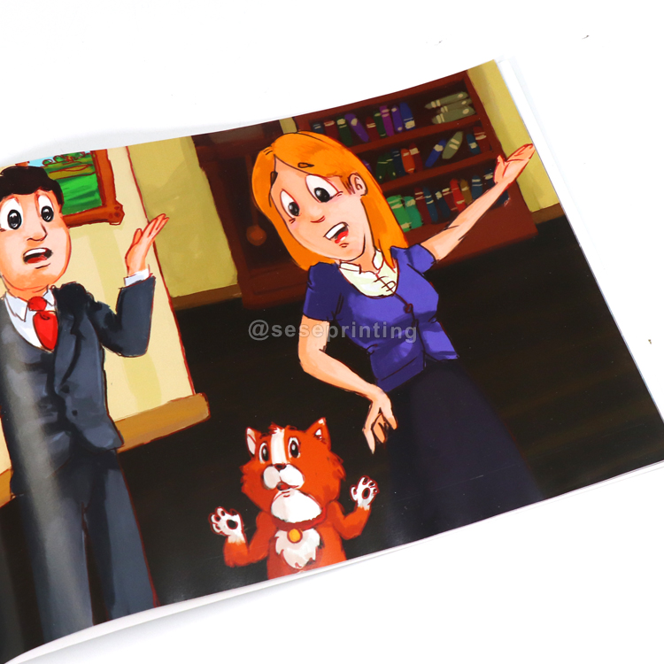 Custom Full Color Paperback Book Printing Children Book Kids Learning Book 7