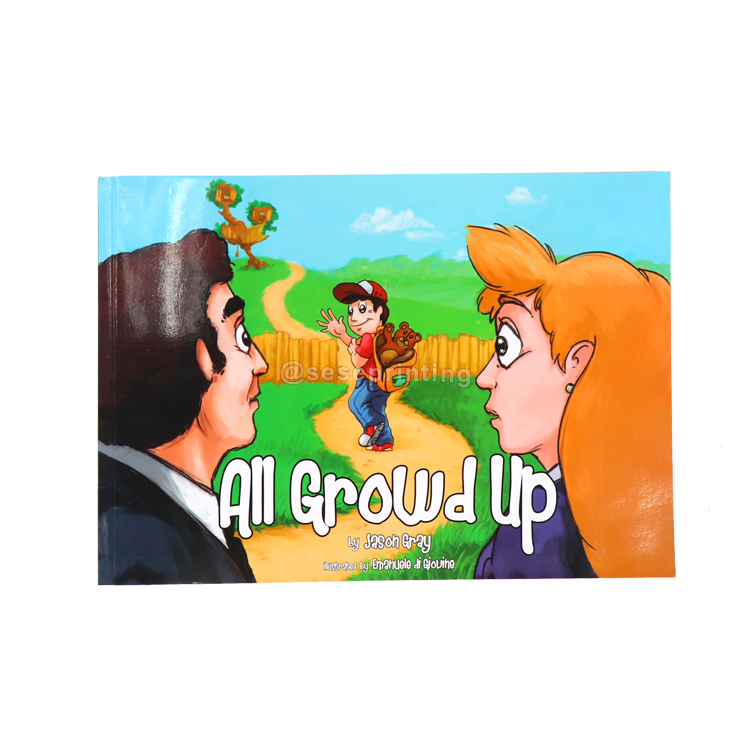 Custom Full Color Paperback Book Printing Children Book Kids Learning Book 6