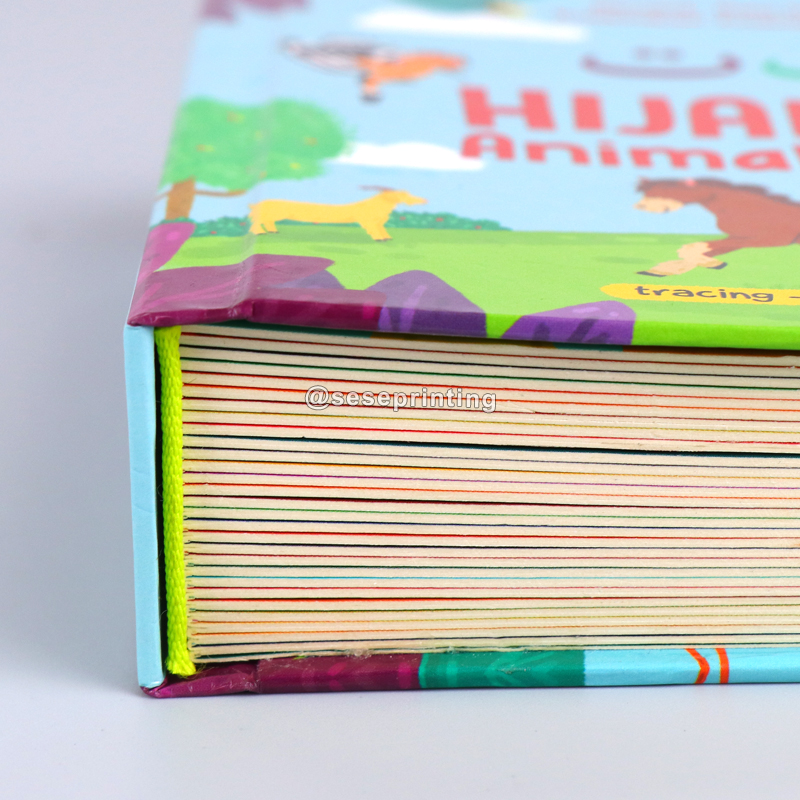 Manufacture Animal Cardboard Book Printing Children Kids Board Books 8