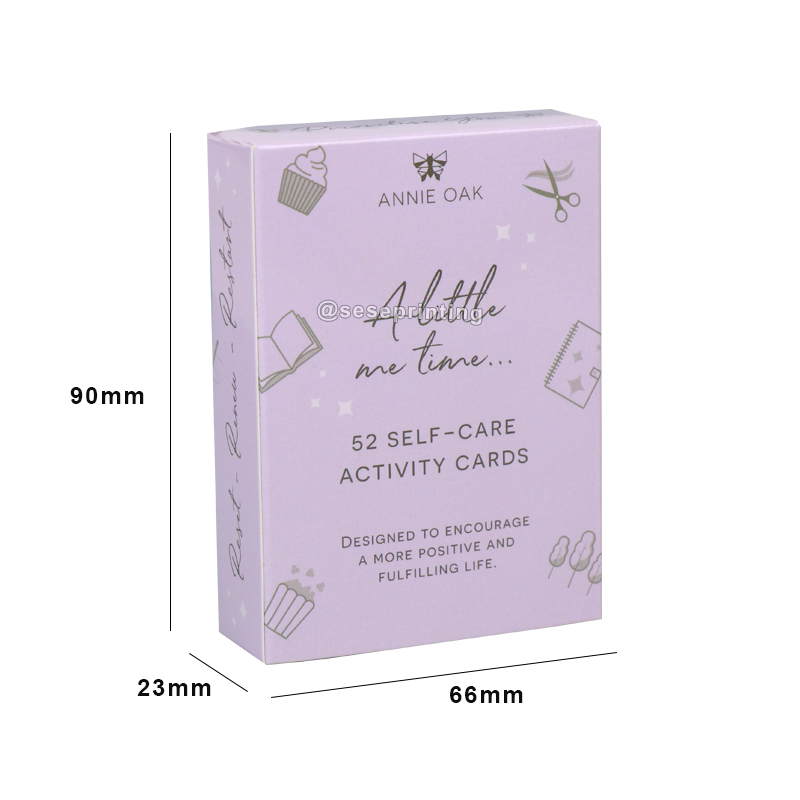 Custom Printing Positive Cards Game Self Care Activity Cards Mental Health Affirmation Cards 6