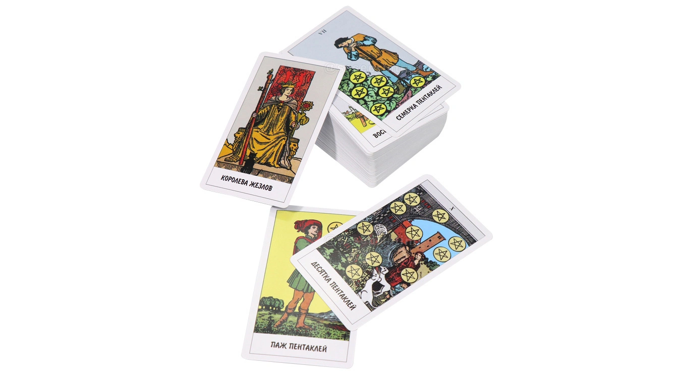 Custom Print 78 Cards Original Tarot Cards Deck with Guidebook 1