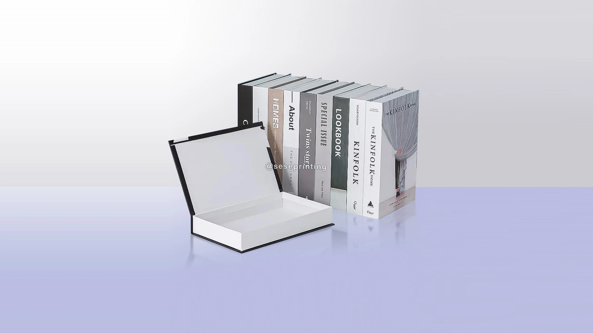 Custom Decorative Books Shaped Boxes Fake Decor Designer Book Decoration Books for Home Decor 1