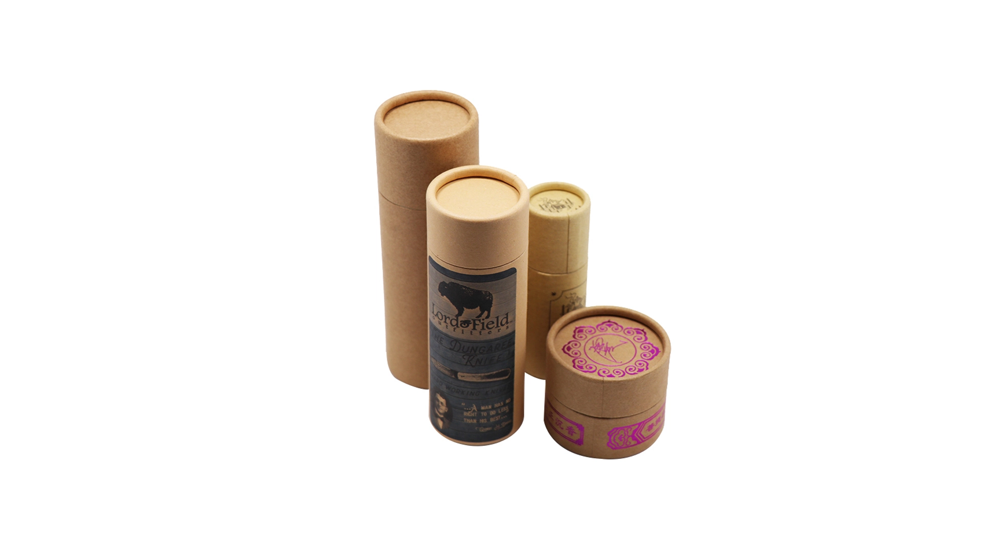 Custom Tea Paper Tube Packaging Cardboard Cylinder Container Round Box Packaging 1