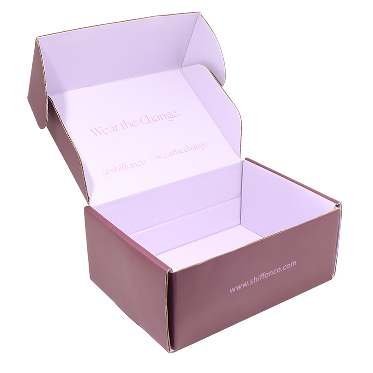 Custom Printed Logo Small Carton Corrugated Cardboard Mailer Paper Box Shipping Box 7