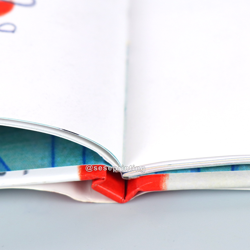 Custom Children Book Printing Hardcover Kids Education English Story Activities Book with Dust Jacket 8