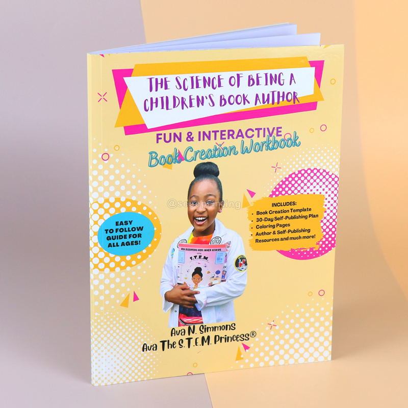 OEM Children Book Softcover Book Creation Workbook Printing 6