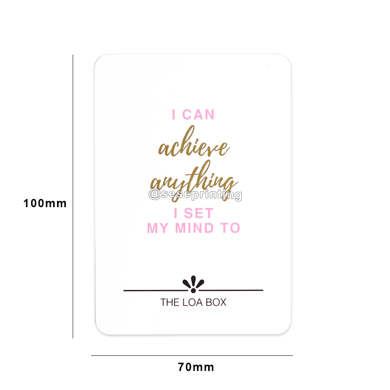 Print Custom Life Quotes Encouragement Card Set Positive Affirmation Cards 7