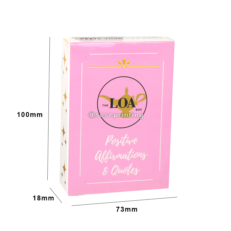 Print Custom Life Quotes Encouragement Card Set Positive Affirmation Cards 6