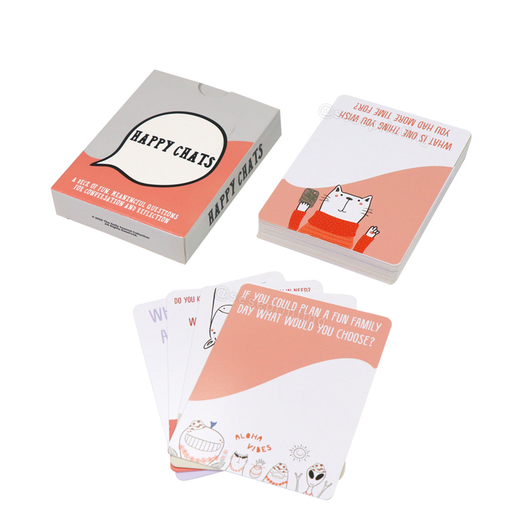 Custom Adult Question Card Game Family Card Game Manufacturer 7