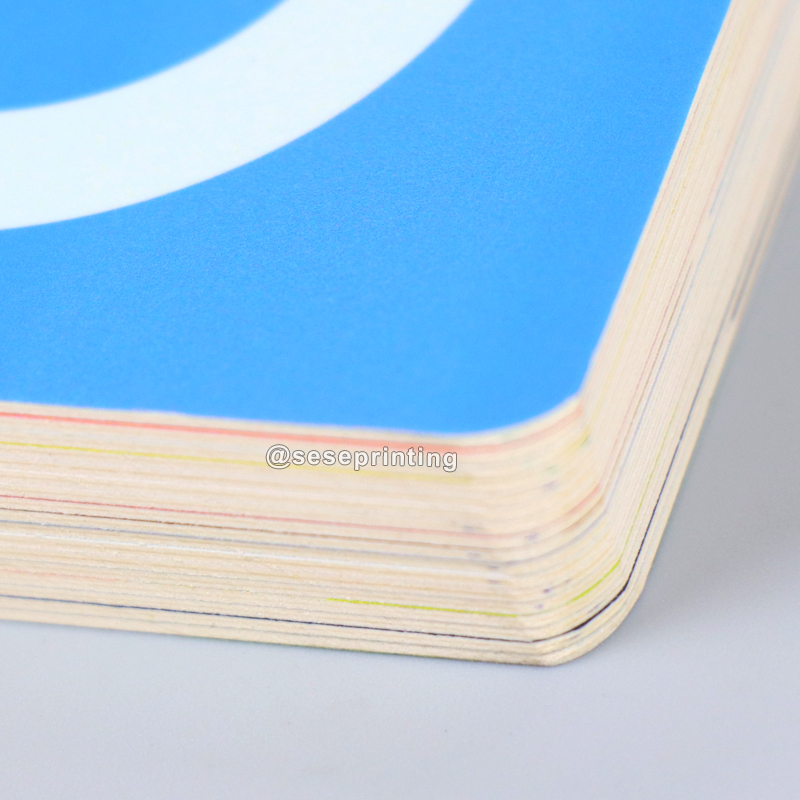 Custom Kids Children Board Cardboard Books Printing Services for Babies 7