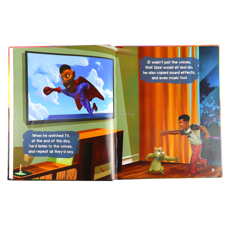 Custom Educational Book Recyclable Children Books Hardcover Book 7