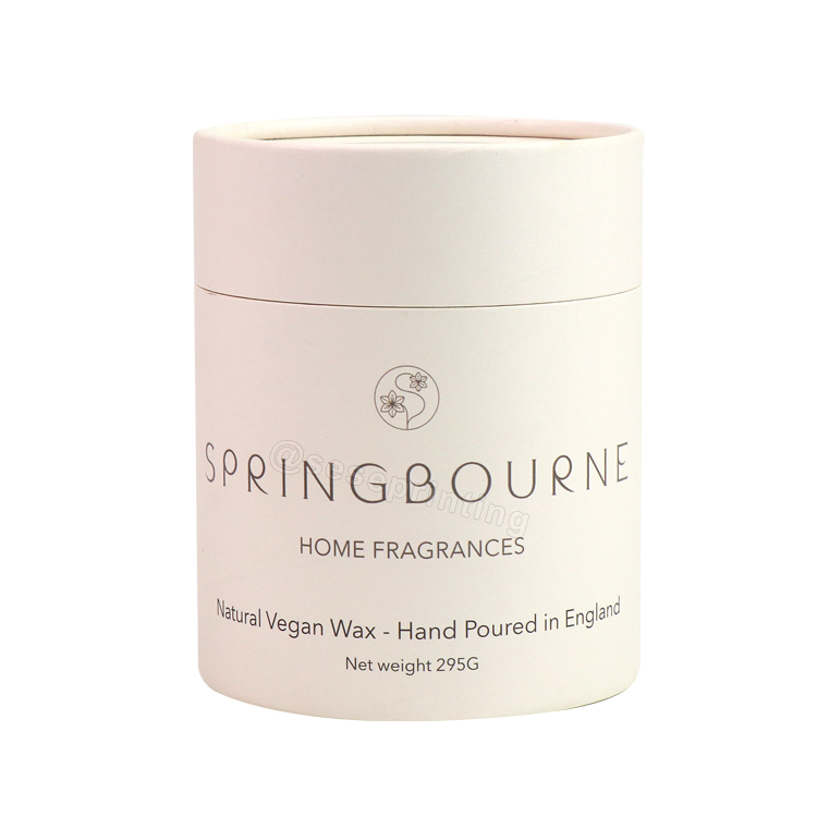 Round Tube Custom Logo Rigid Cardboard Gift Packaging Box Paper Cylinder Box 6