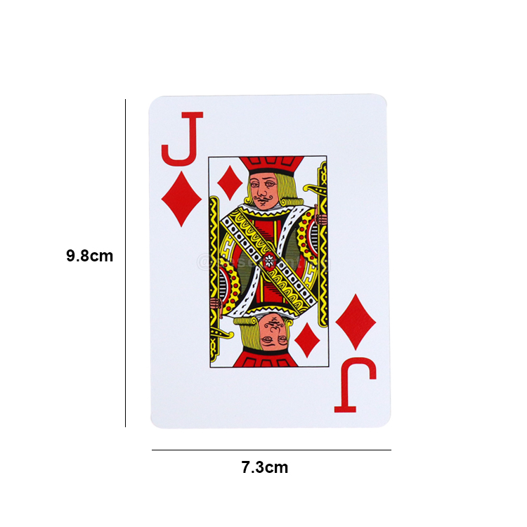 Waterproof Casino Gambling Playing Cards PVC Poker Card 7