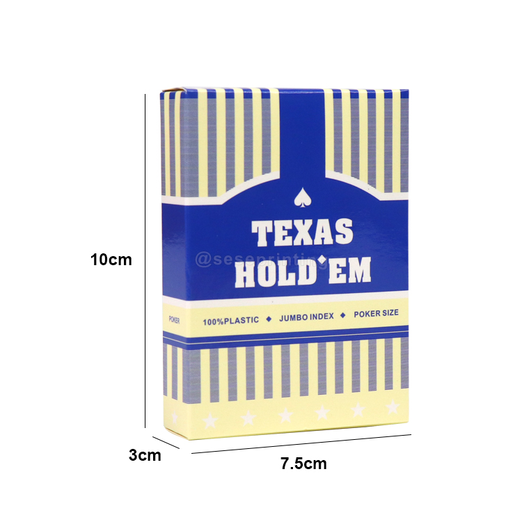 Waterproof Casino Gambling Playing Cards PVC Poker Card 6