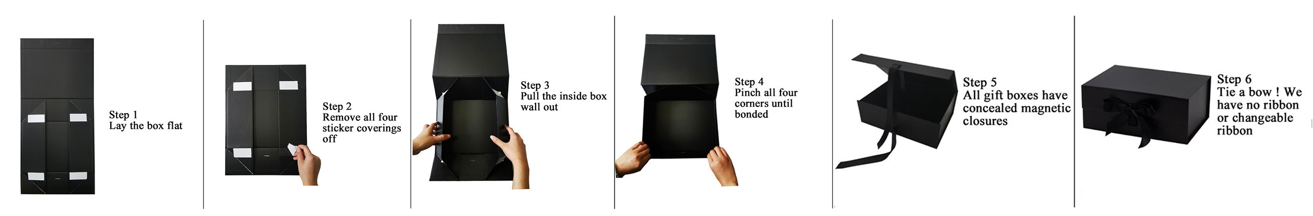 Custom Paper Luxury Hair Shoe Folding Foldable Magnetic Packaging Gift Box With Ribbon 8