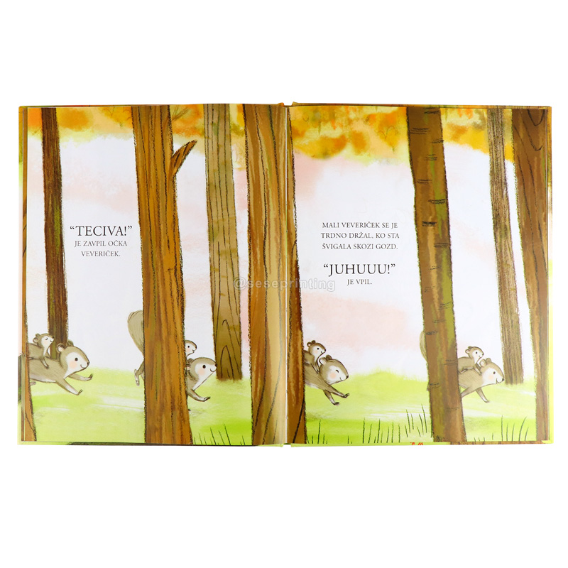 Customized Preschool Books Hardcover Children's Book Kid Learning Story Book 7