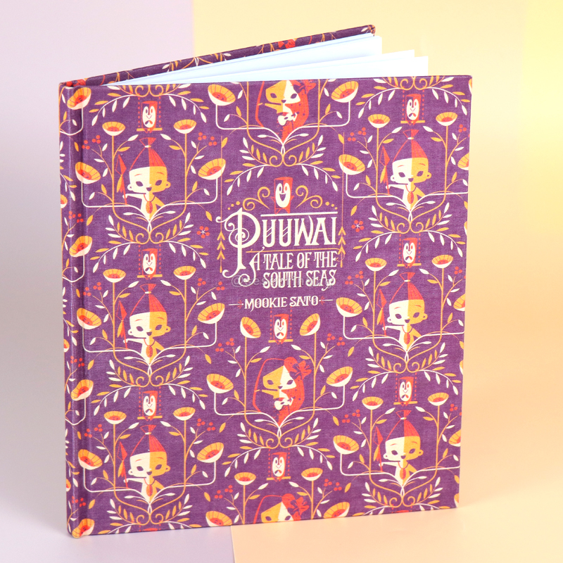 Custom Fabric Cover Education Story Learning Book for Children 6