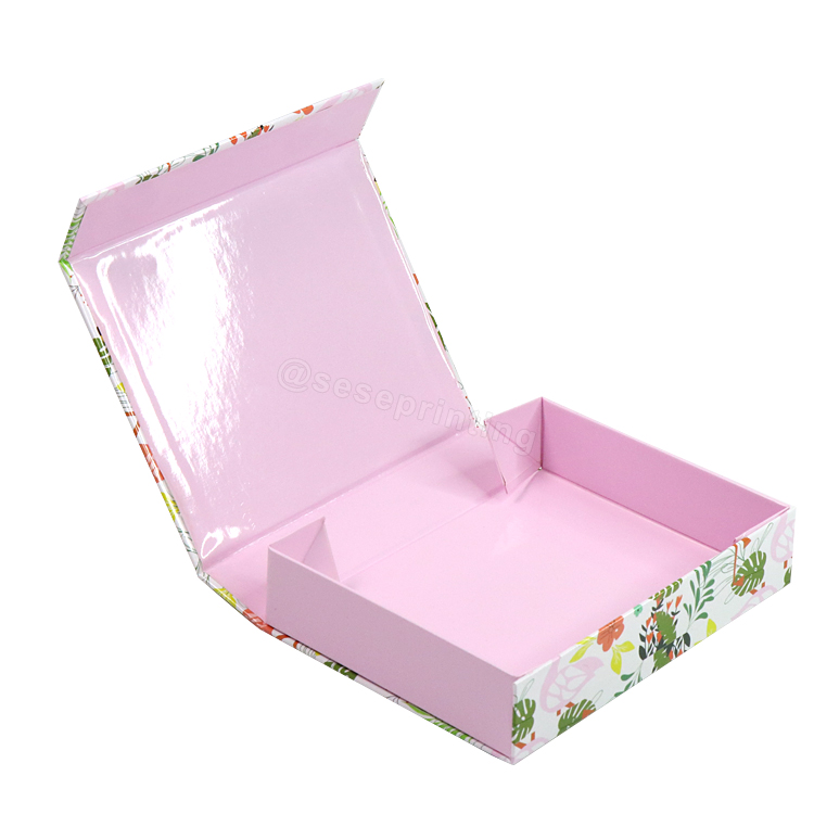 Custom Logo Luxury Cardboard Magnetic Box Folding Packaging Gift Box Book Shape Box 8