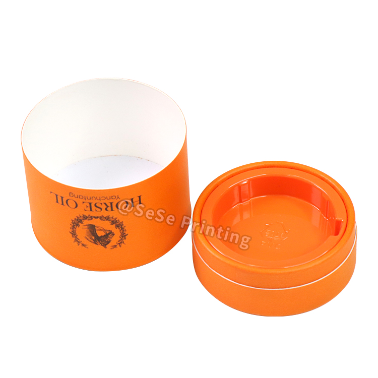 Cylinder Tube Essential Oil Packaging Custom Printing Rigid Cardboard Round Tube Box Gift Box 7