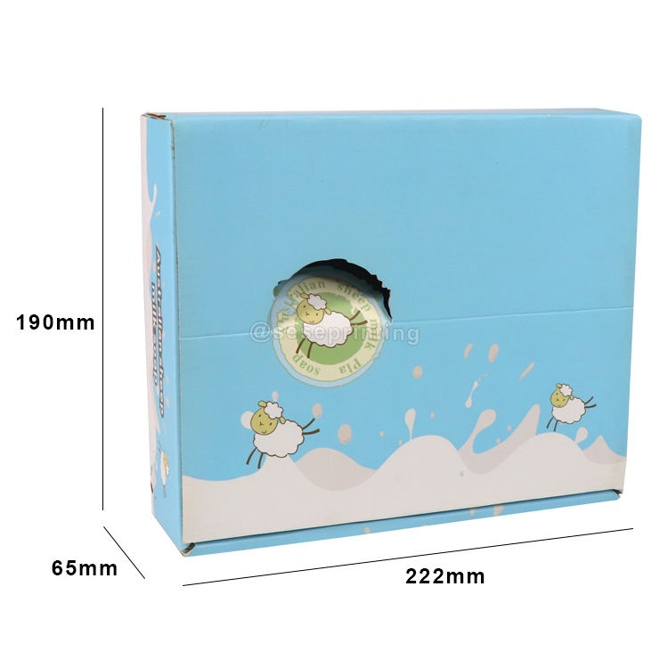 Boîtes d'expédition cosmétiques en carton ondulé imprimées personnalisées avec marque privée 6