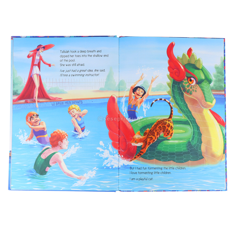 Custom Hardcover Story Book Printing Services Children's Kids Book 8