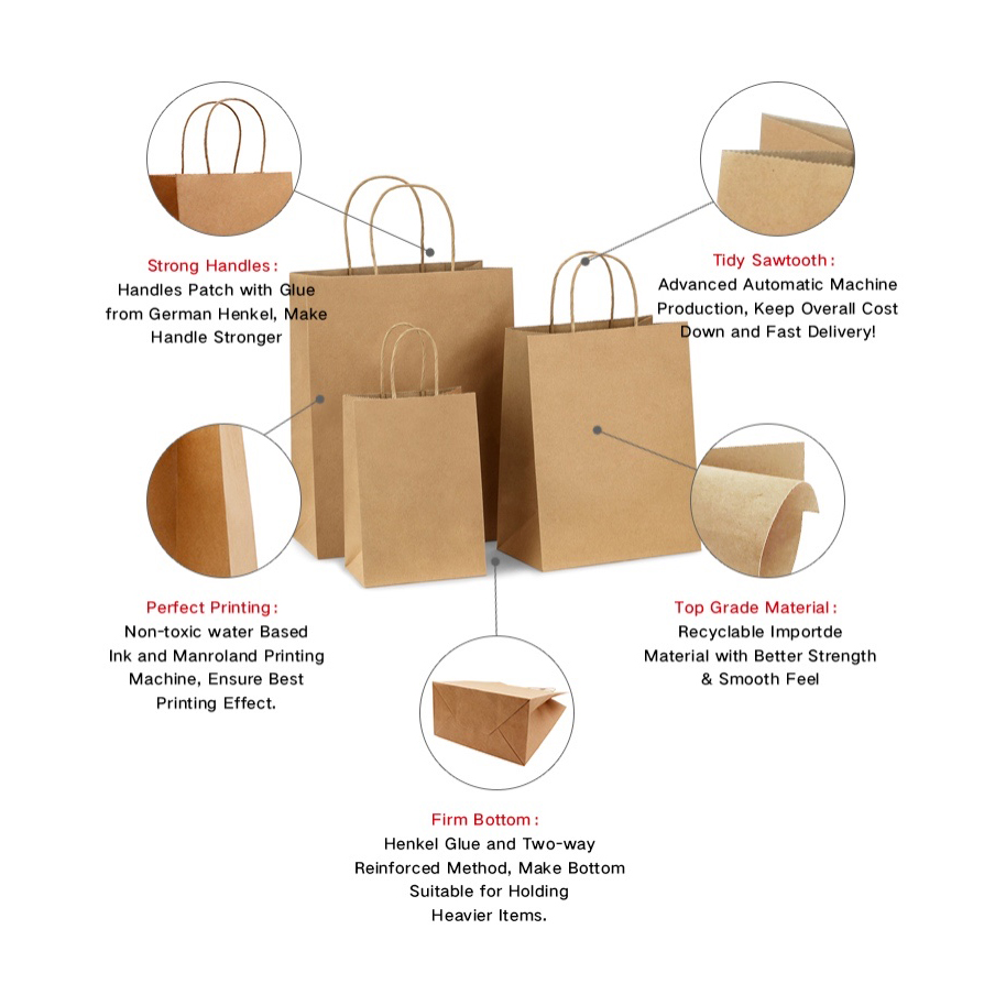 Printed Custom Logo Clothing Shopping Gift Packaging Paper Mailing Bags 10