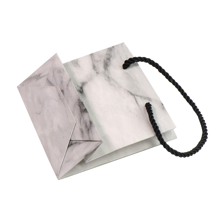 Custom Fashion Your Own Logo Print Luxury Gift Shopping Paper Bags With Handle 7