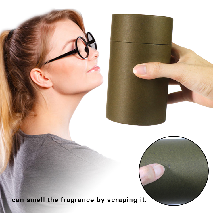 High Quality Custom Paper Tube Packaging Smell Cylinder Packaging Box 8