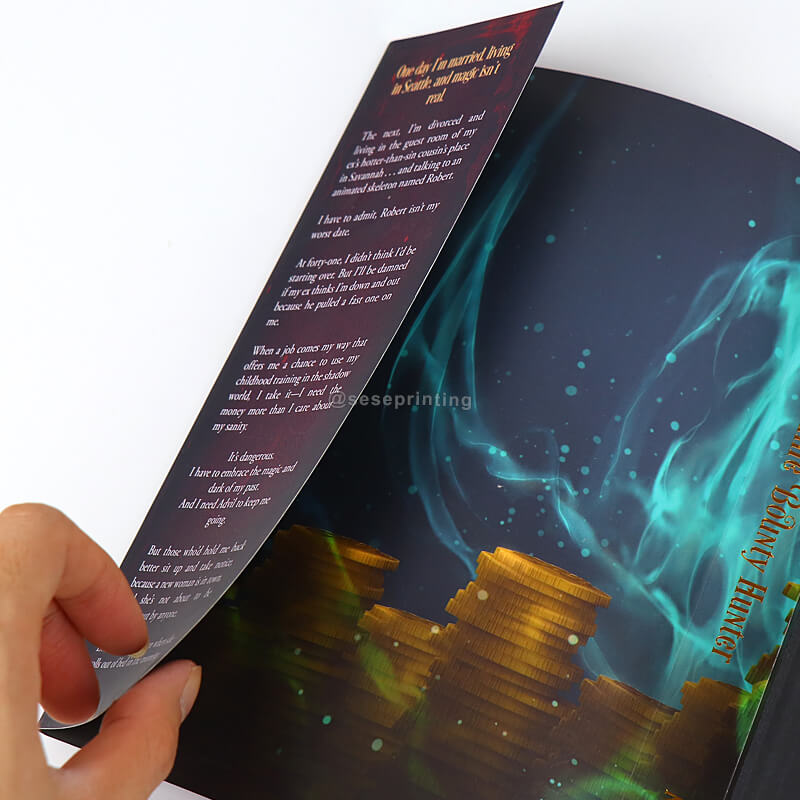 Book Publishing Printing Services Custom Sprayed Edges Novel Book 8