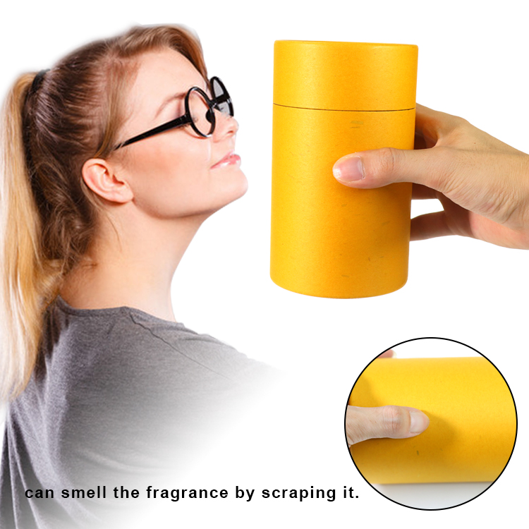 Custom Paper Tube Packaging Cardboard Round Cylinder Box For Candle 8