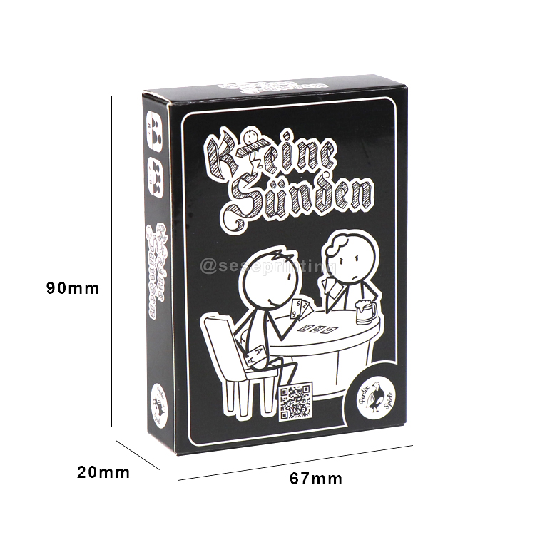 Custom Front and Back Side Print Playing Card Game with Logo 6