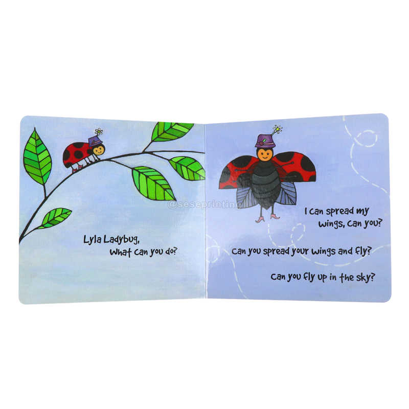 Manufacture Cardboard Book Printing Learning Children Kids Board Books 8