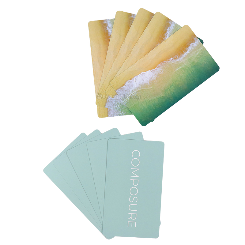 Custom Design Card Game Printed Health Wellness Card Playing Card with Box 9