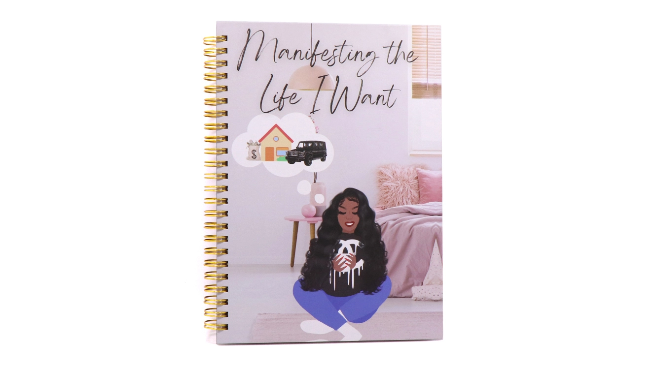 Custom Notebook Manifest Planners Printed Affirmations Journals 1
