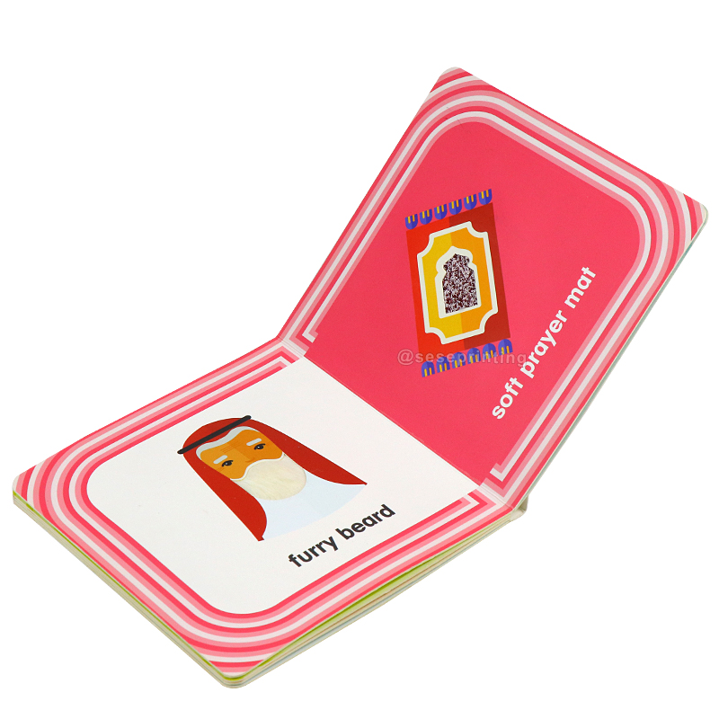 Kids Baby Touch and Feel Cardboard Book Hardcover Children Board Book 8